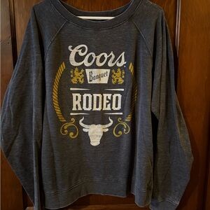 Coors Banquet Rodeo Gray Sweatshirt